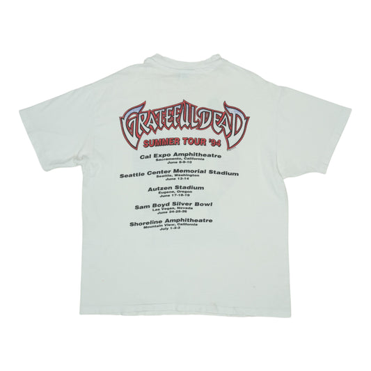 1994 Grateful Dead Tour Shirt Back