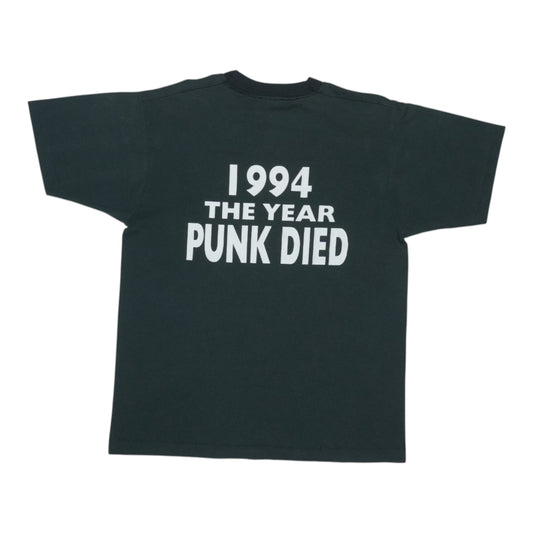 1994 Kurt Cobain Day Punk Died Shirt Back