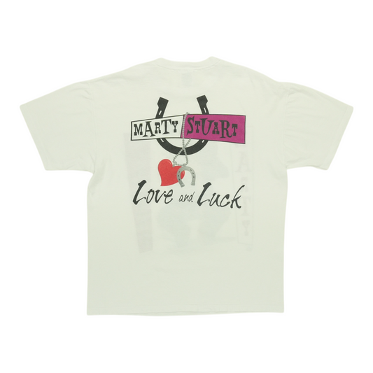 1994 Marty Stuart Love and Luck Shirt Back