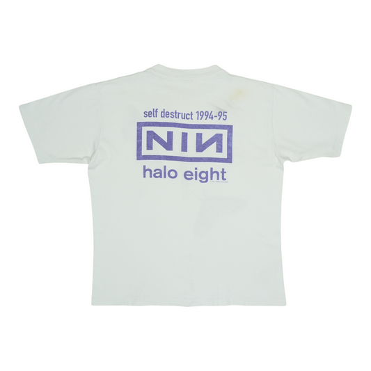 1994 Nine Inch Nails Self Destruct Shirt Back