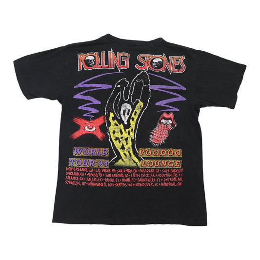 1994 Rolling Stones Voodoo Lounge Tour Shirt Back