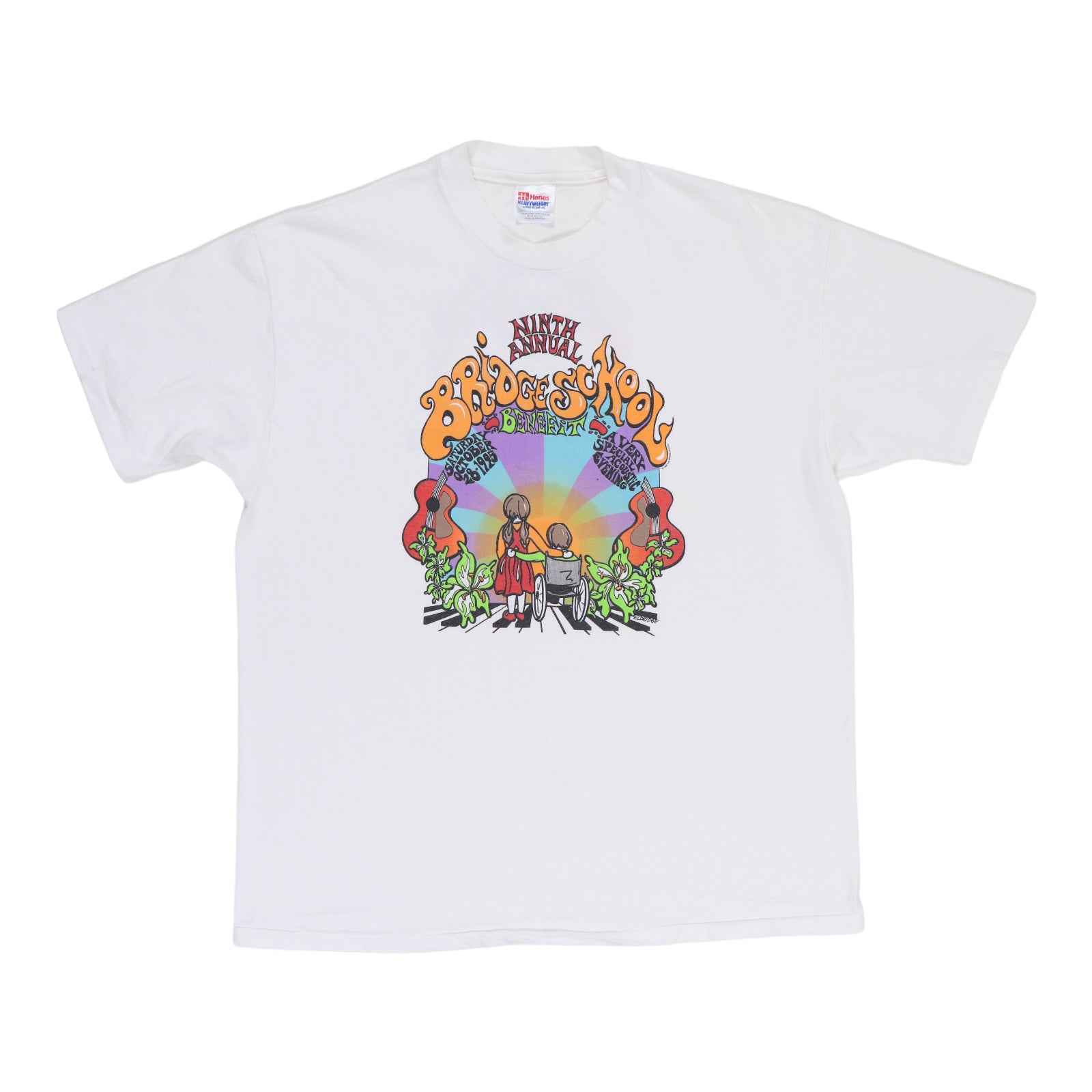 1995 Bridge School Benefit Concert Shirt | Authentic Vintage Tee