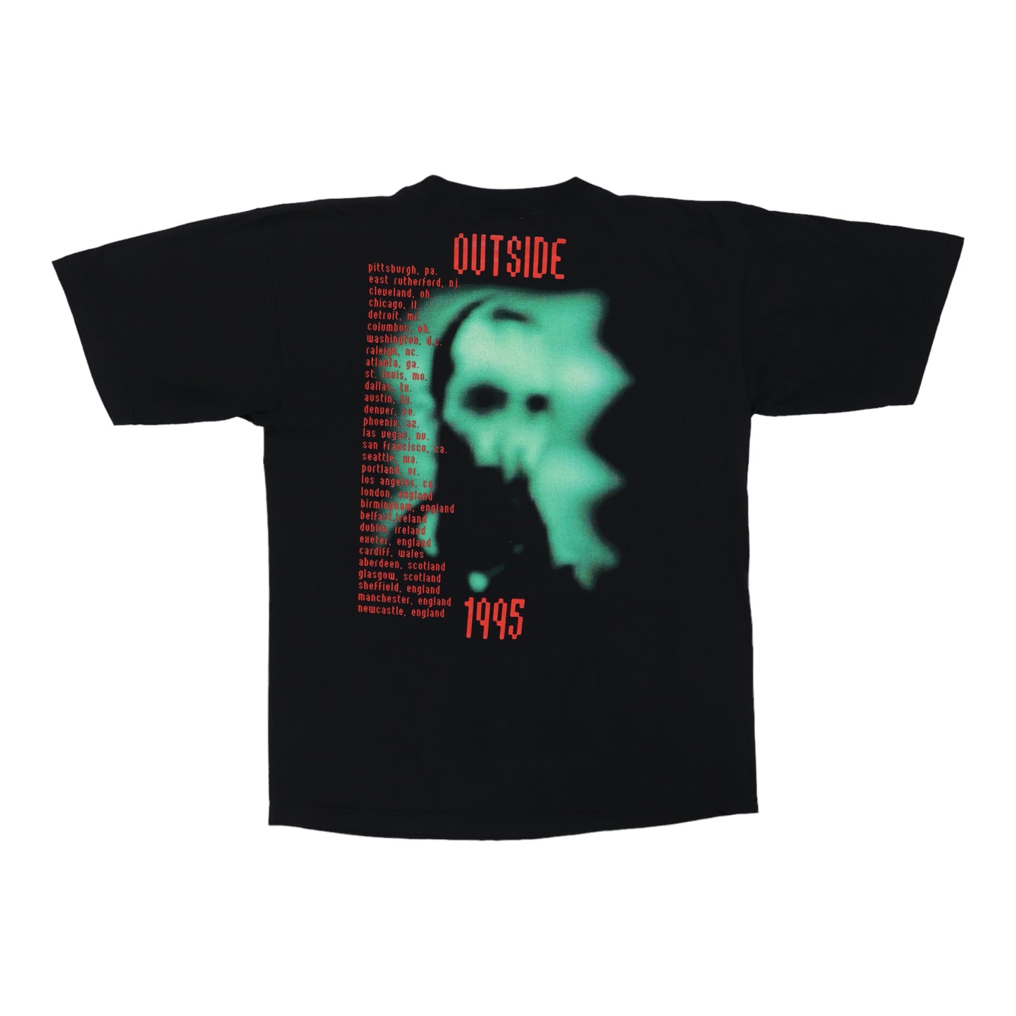 1995 David Bowie The Hearts Filthy Lesson Tour Shirt