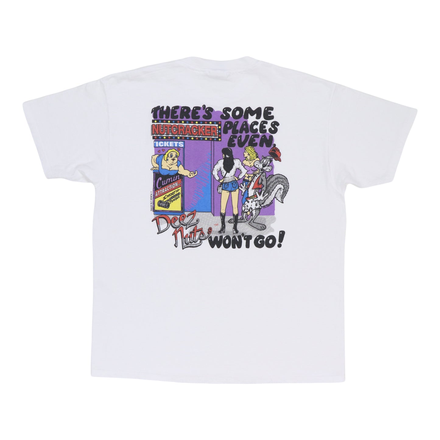 1995 Deez Nuts Nut Cracker Shirt