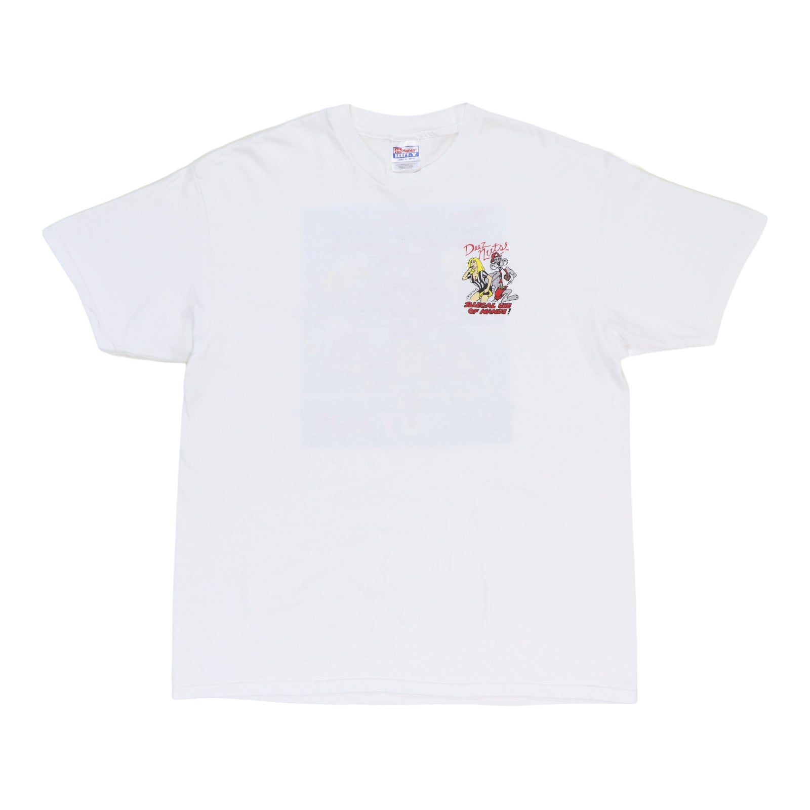 Original vintage 1995 Deez Nuts Illegal Use Of Hands Shirt | WyCo