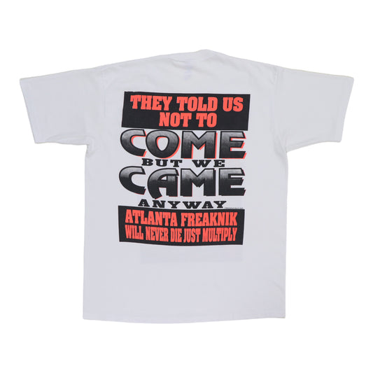 1995 Freaknik Atlanta Spring Break Shirt Back