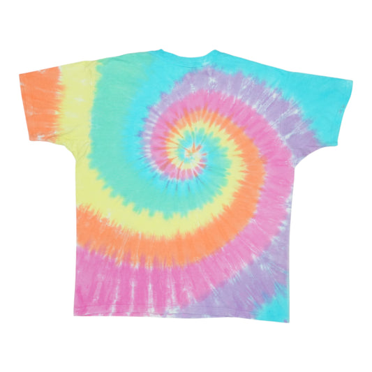 1995 Grateful Dead Spiral Bears Tie Dye Shirt Back