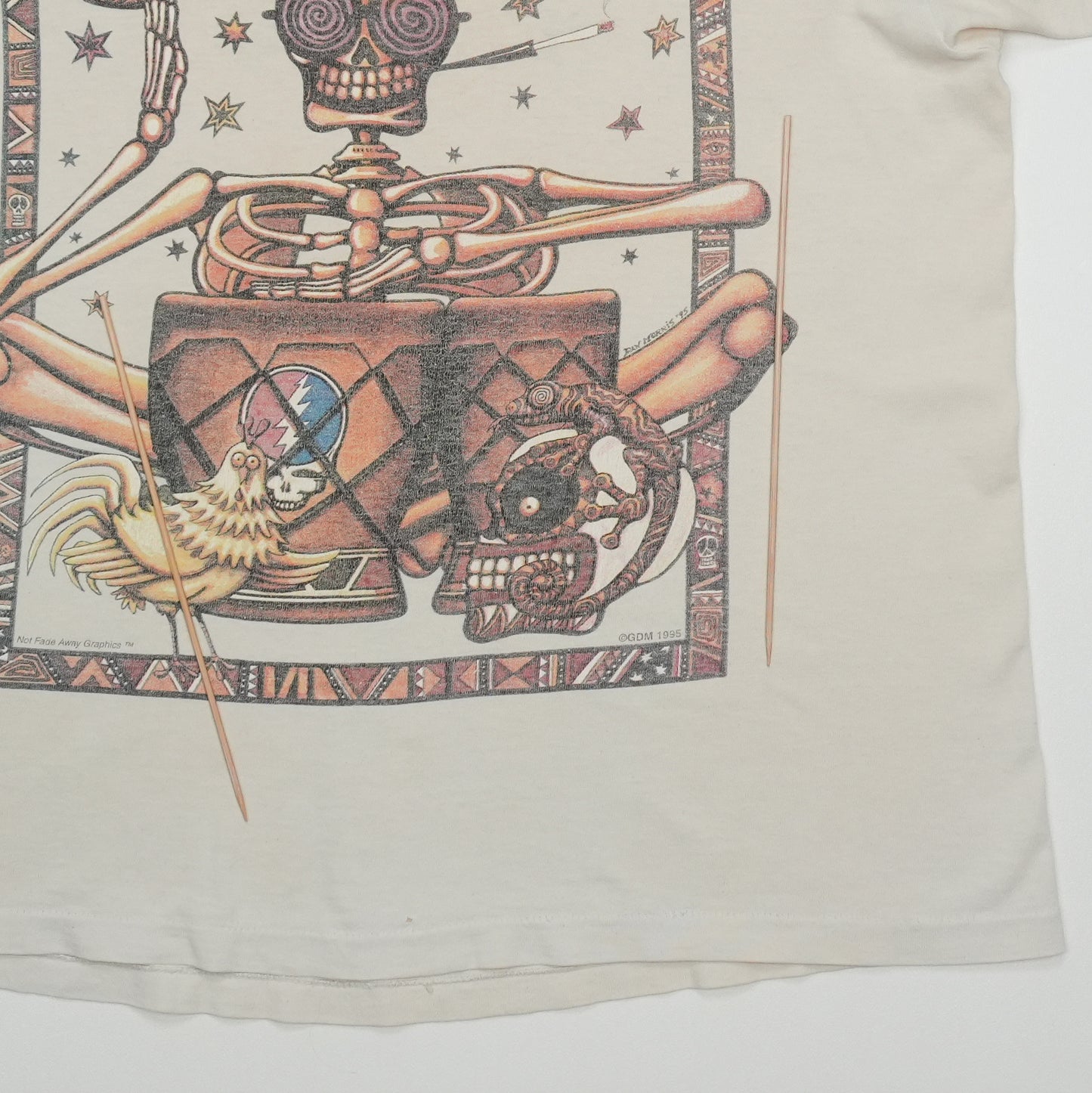 1995 Grateful Dead Spring Tour Shirt Detail 5