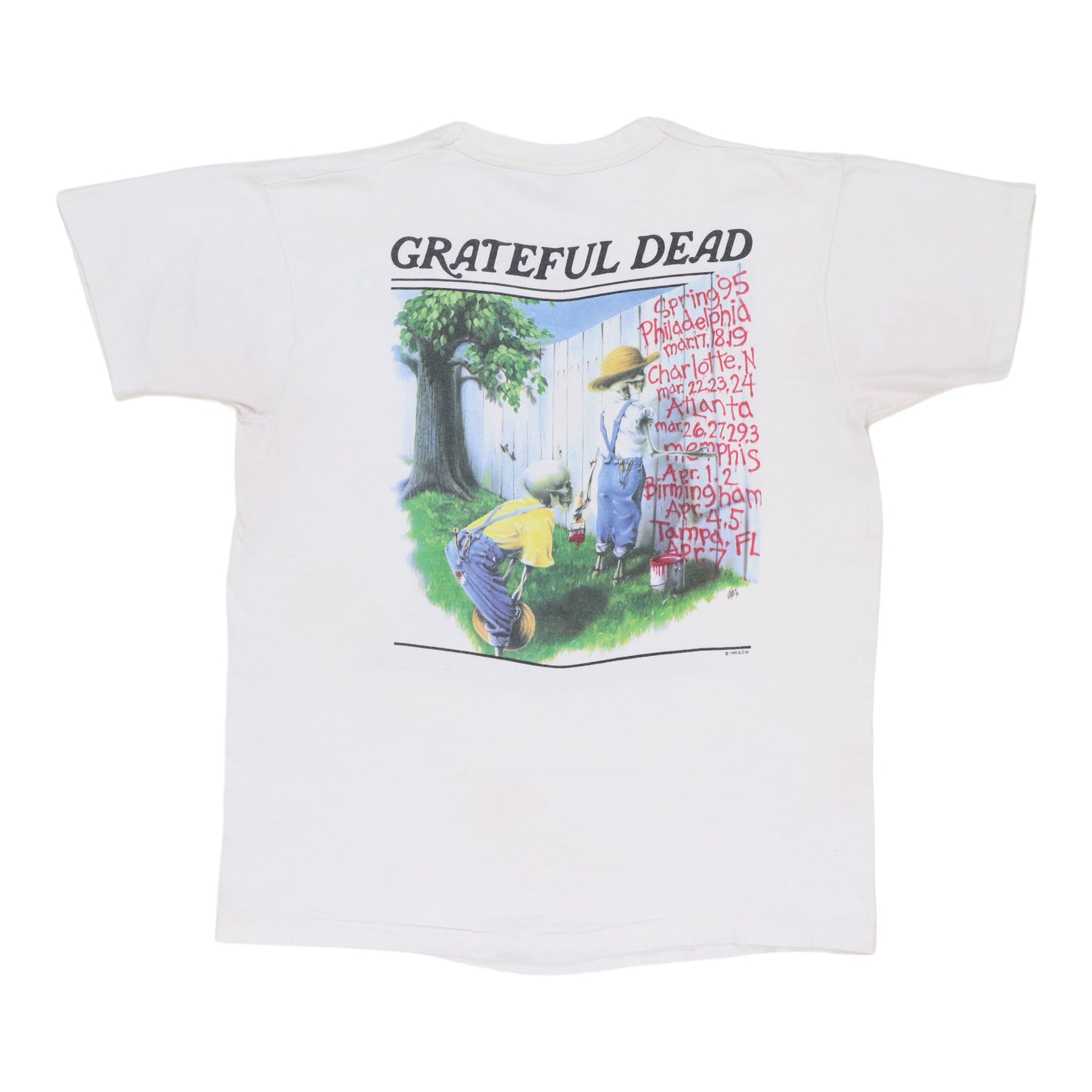 1995 Grateful Dead Tom Sawyer Tour Shirt