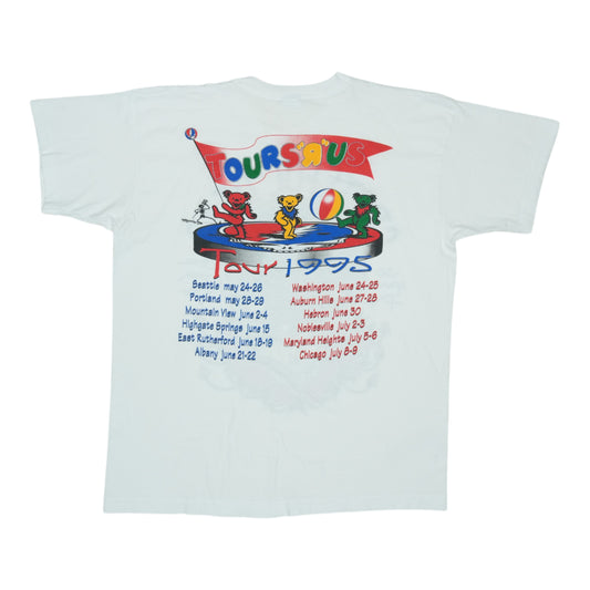 1995 Grateful Dead Tours R Us Shirt Back