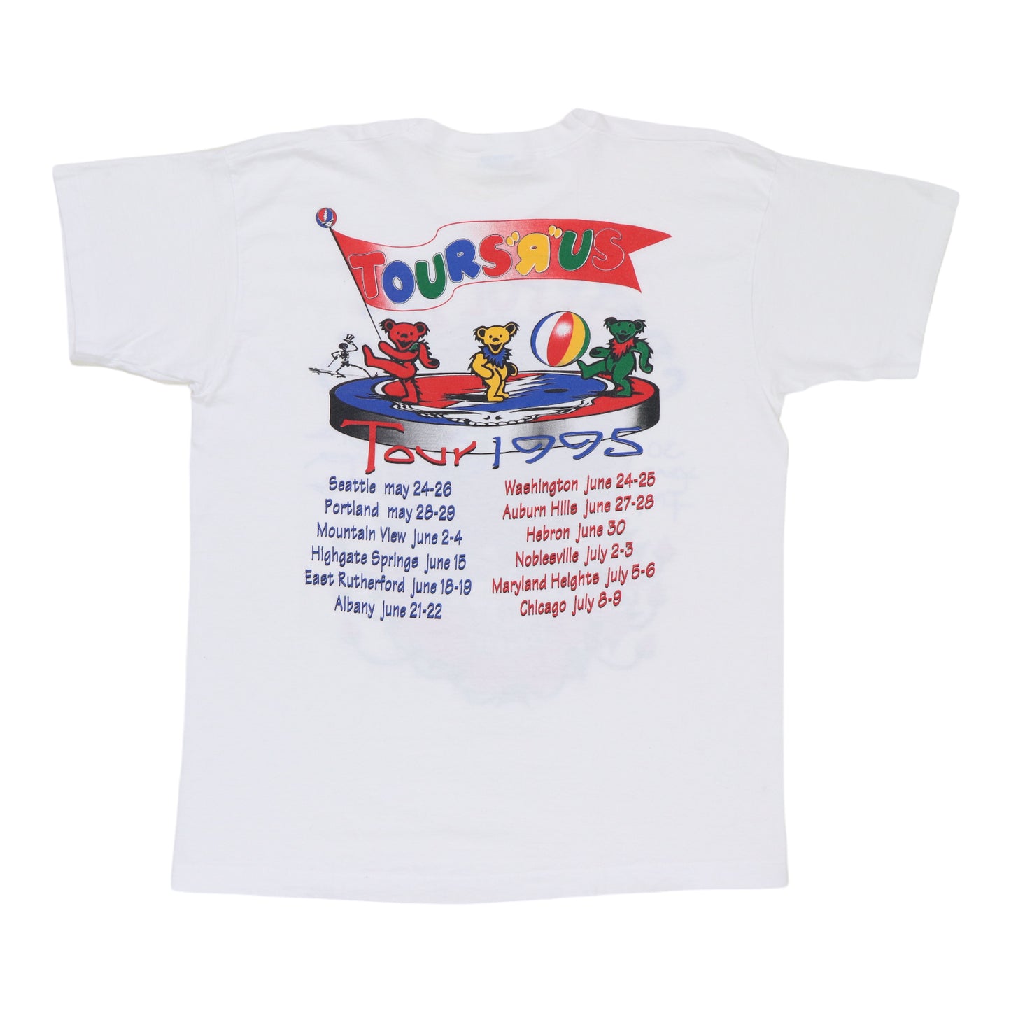 1995 Greatful Dead Tours Are Us Shirt