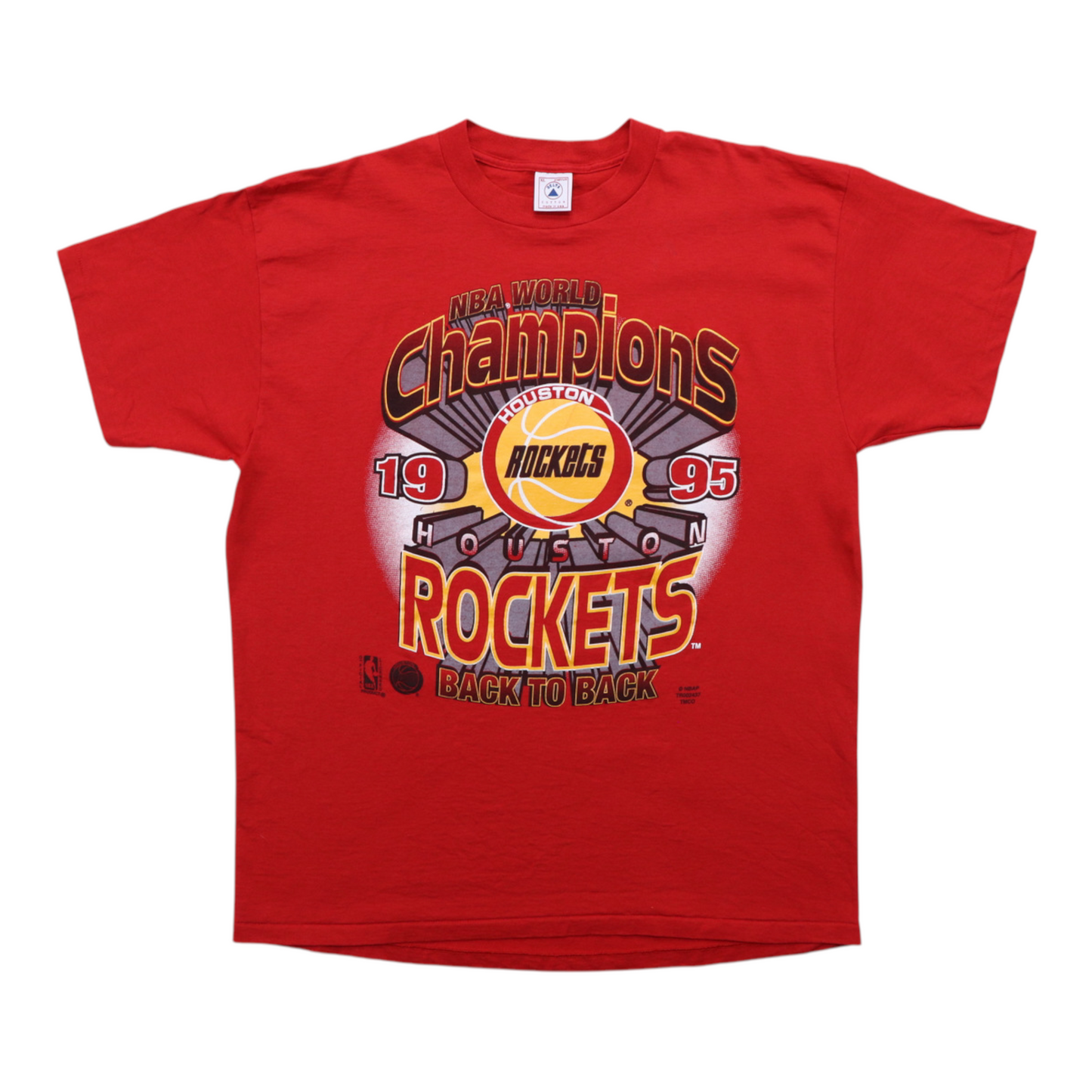 1995 Houston Rockets Back To Back NBA Champions Shirt