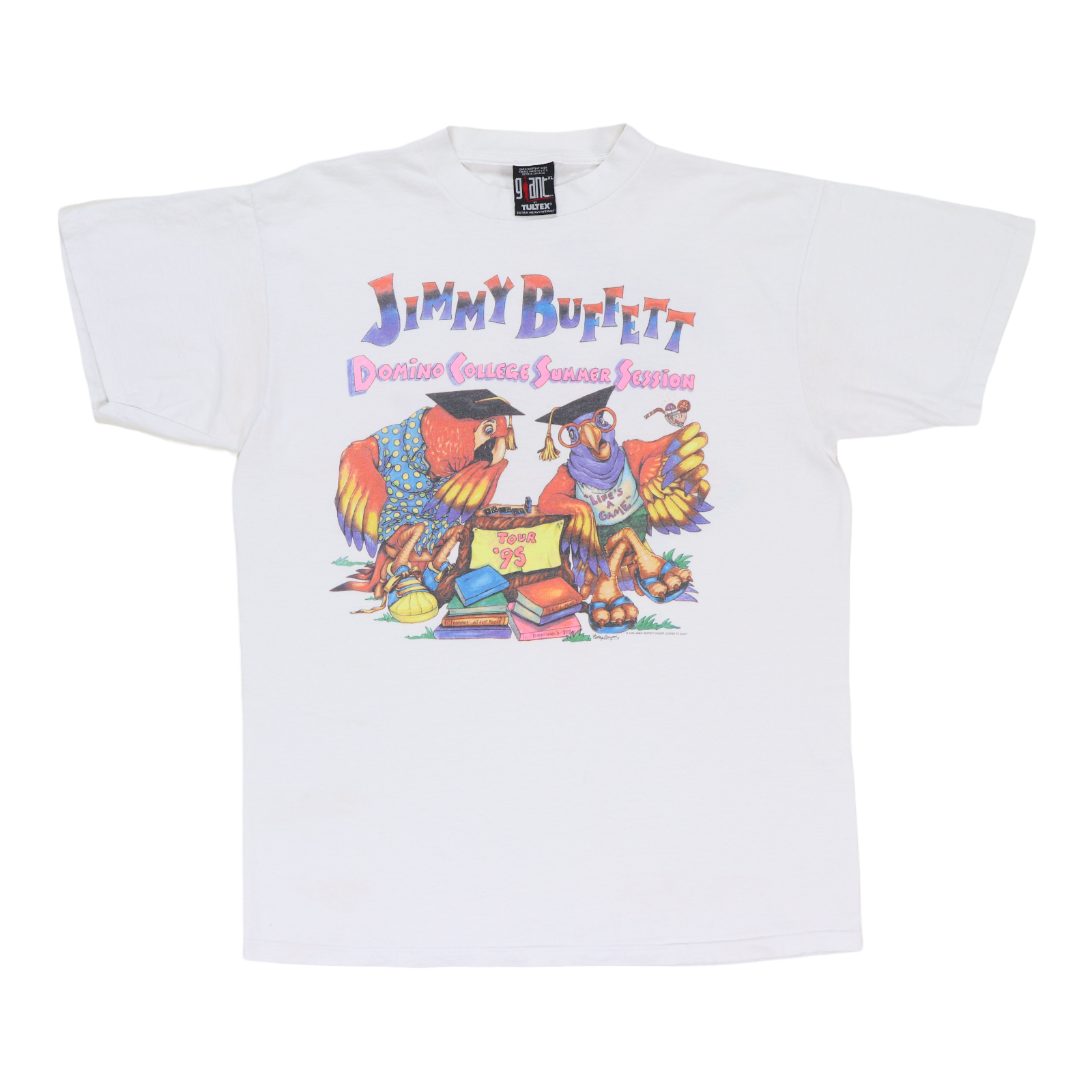 Original vintage 1995 Jimmy Buffett Domino College Summer