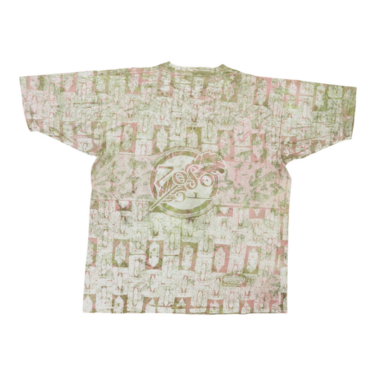 1995 Jimmy Page Robert Plant All Over Print Shirt Back