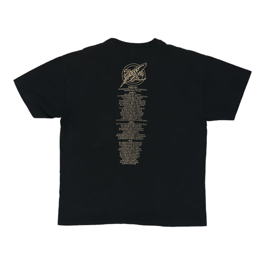 1995 Jimmy Page Robert Plant Zoso Tour Shirt Back