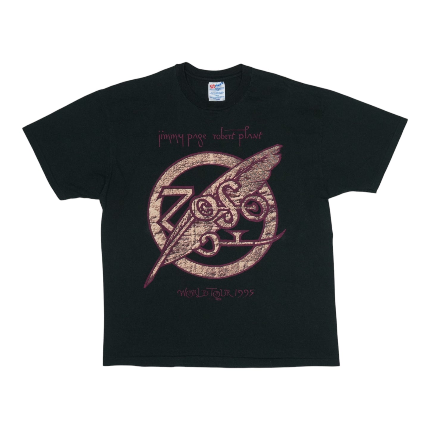 1995 Jimmy Page Robert Plant Zoso Tour Shirt