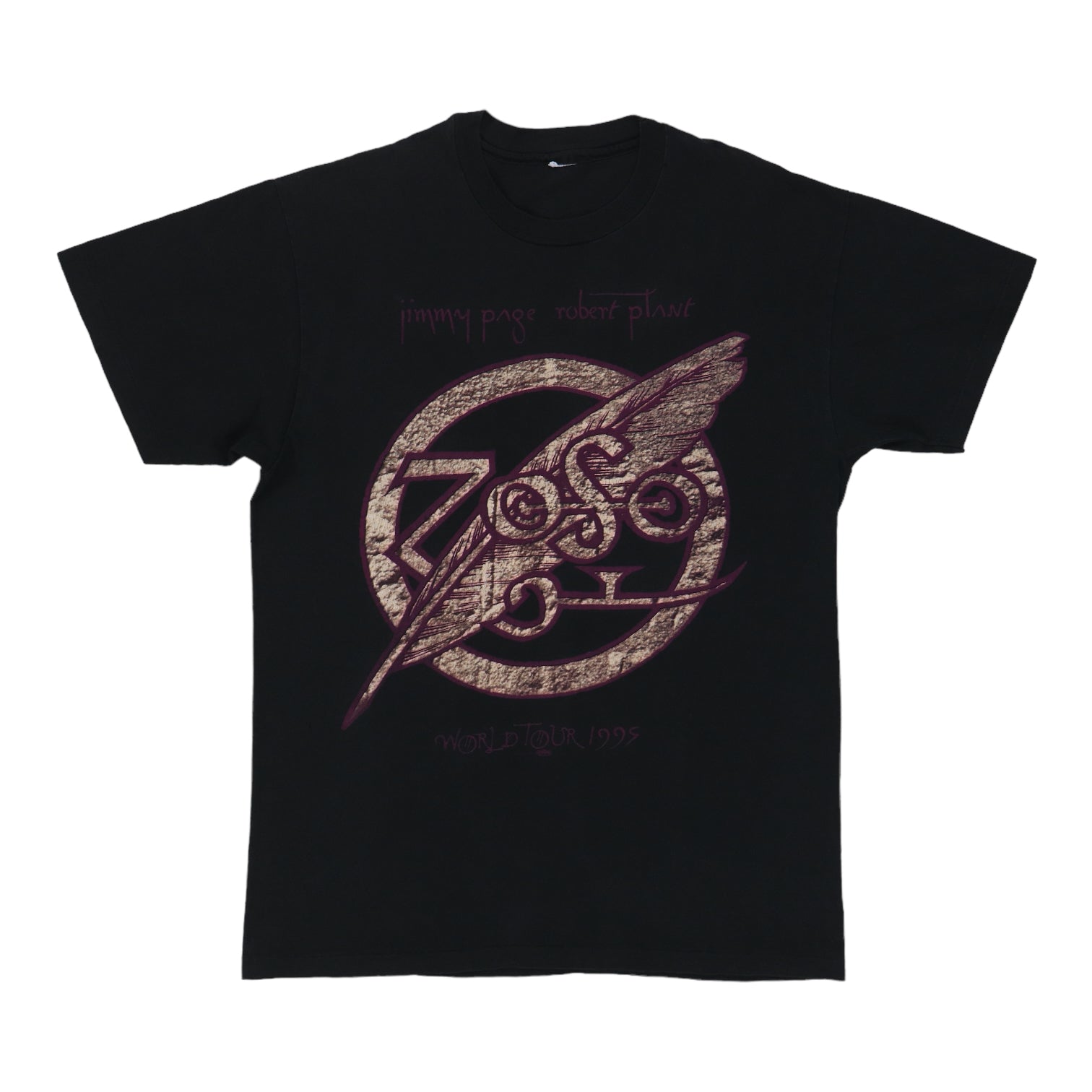1995 Jimmy Page Robert Plant Zoso Tour shirt | Authentic Vintage