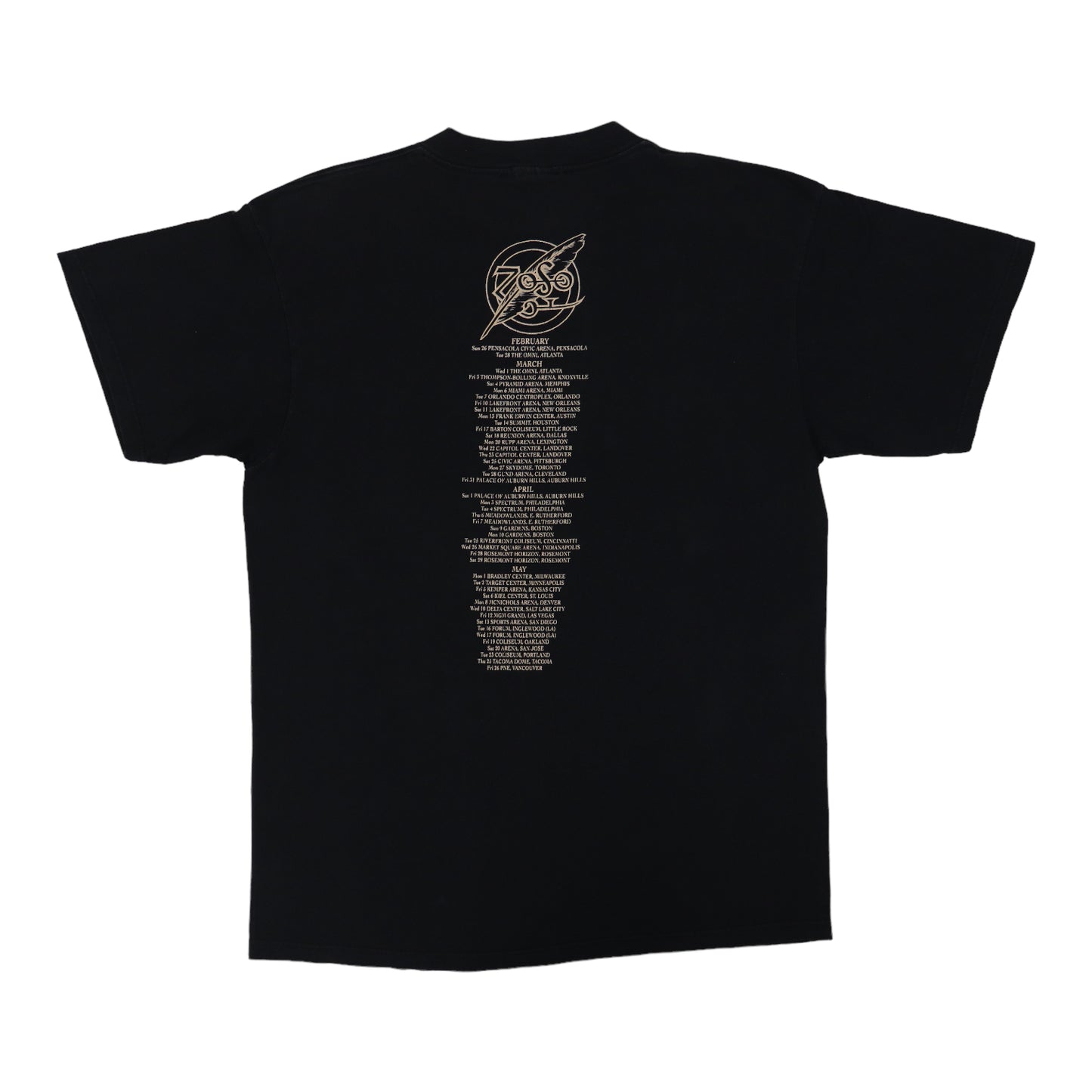 1995 Jimmy Page & Robert Plant Zoso Tour Shirt