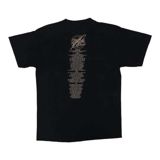 1995 Jimmy Page & Robert Plant Zoso Tour Shirt Back