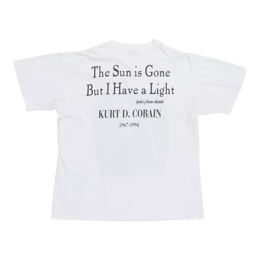 1995 Kurt Cobain MTV Unplugged Shirt Back