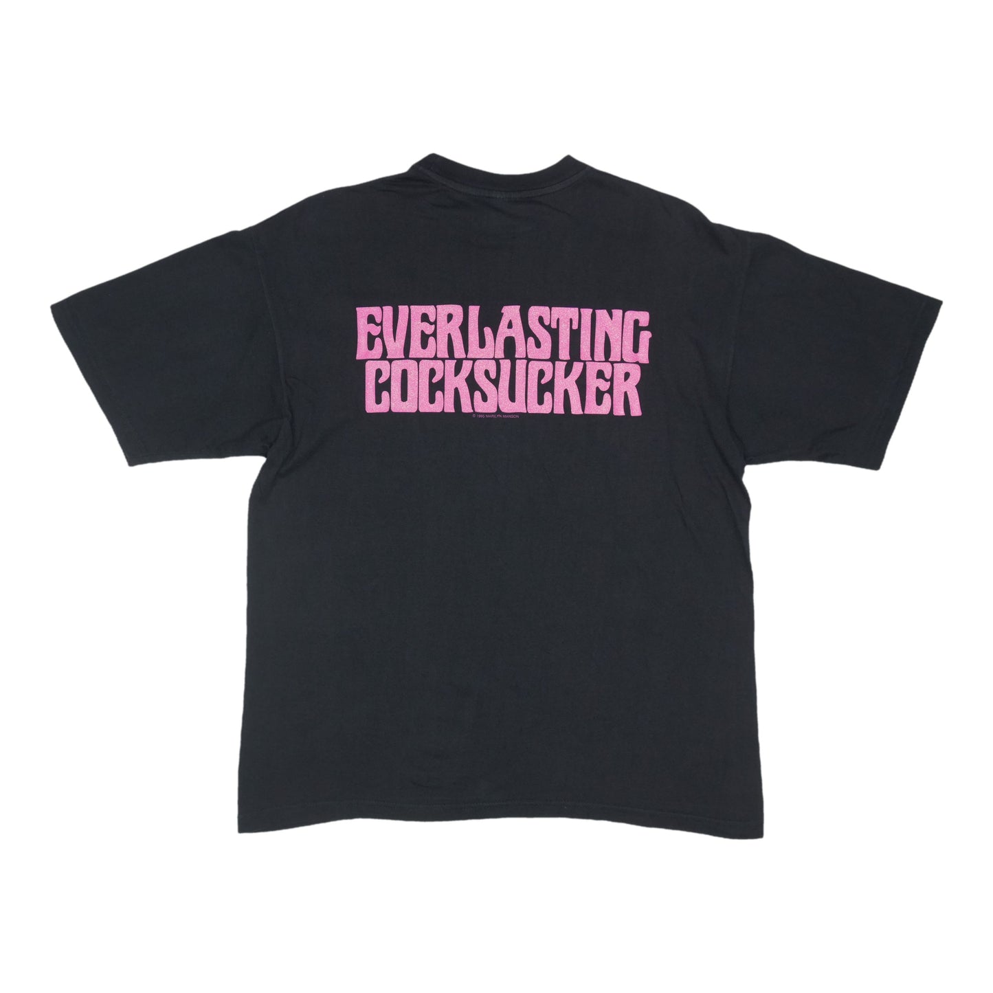1995 Marilyn Manson Everlasting Cocksucker Shirt Back