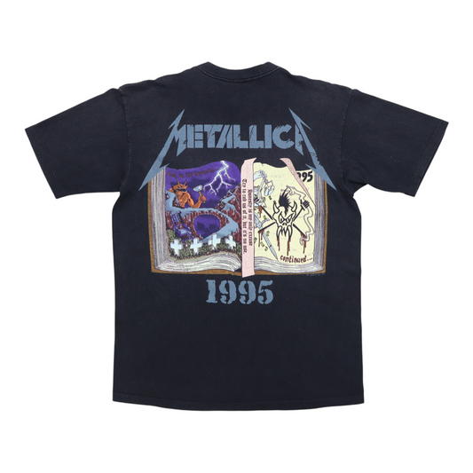 1995 Metallica Club Loyal Member Shirt Back