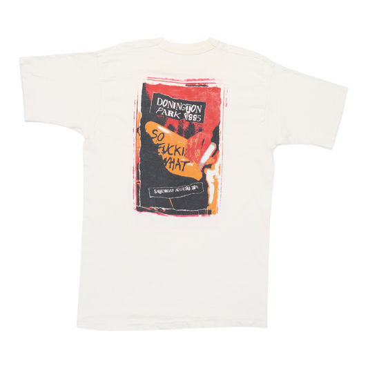 1995 Metallica Donnington So Fuckin What Shirt Back