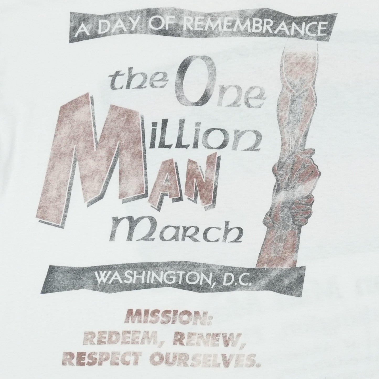 1995 Million Man March Washington DC Shirt