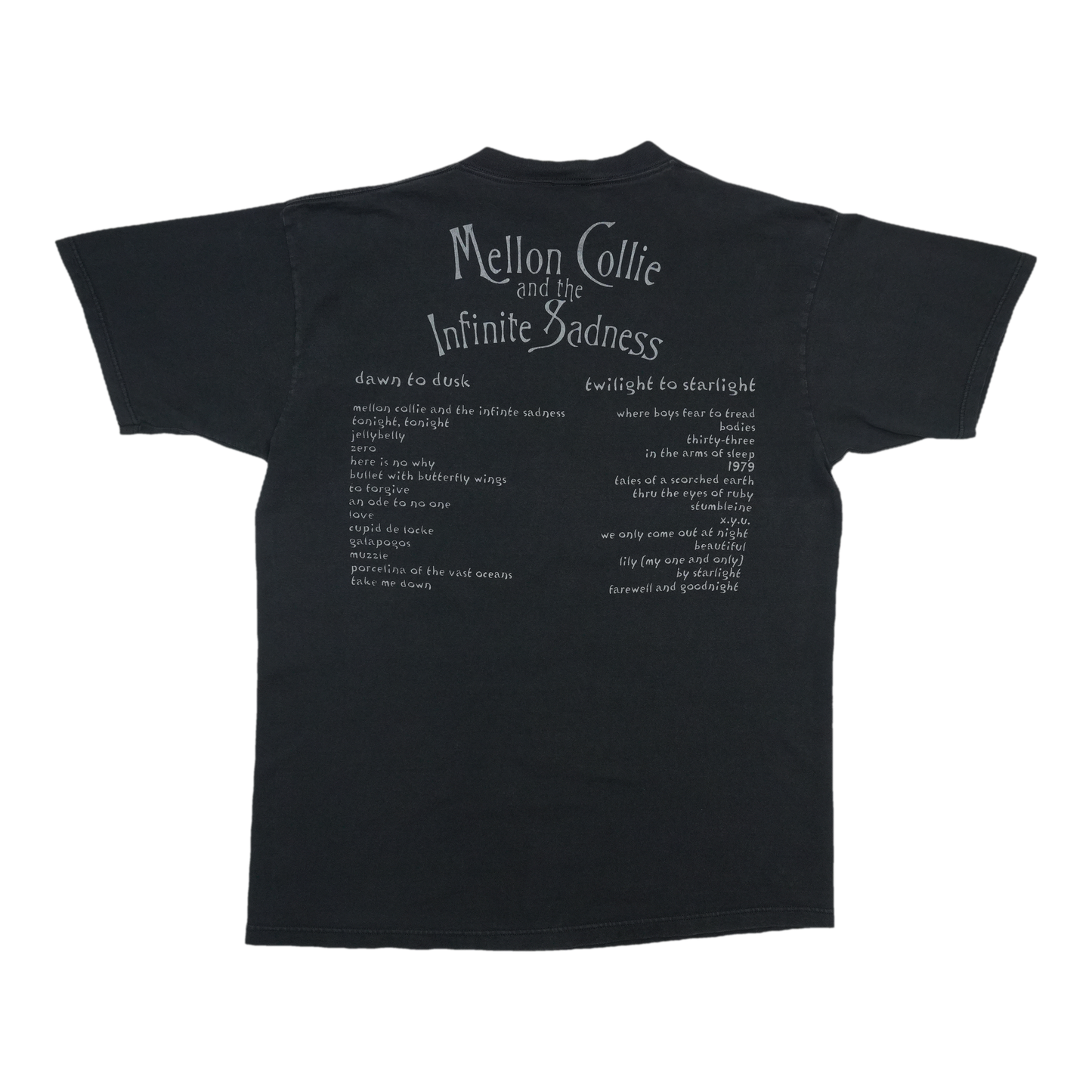 1995 Smashing Pumpkins Mellon Collie And The Infinite Sadness Shirt Back