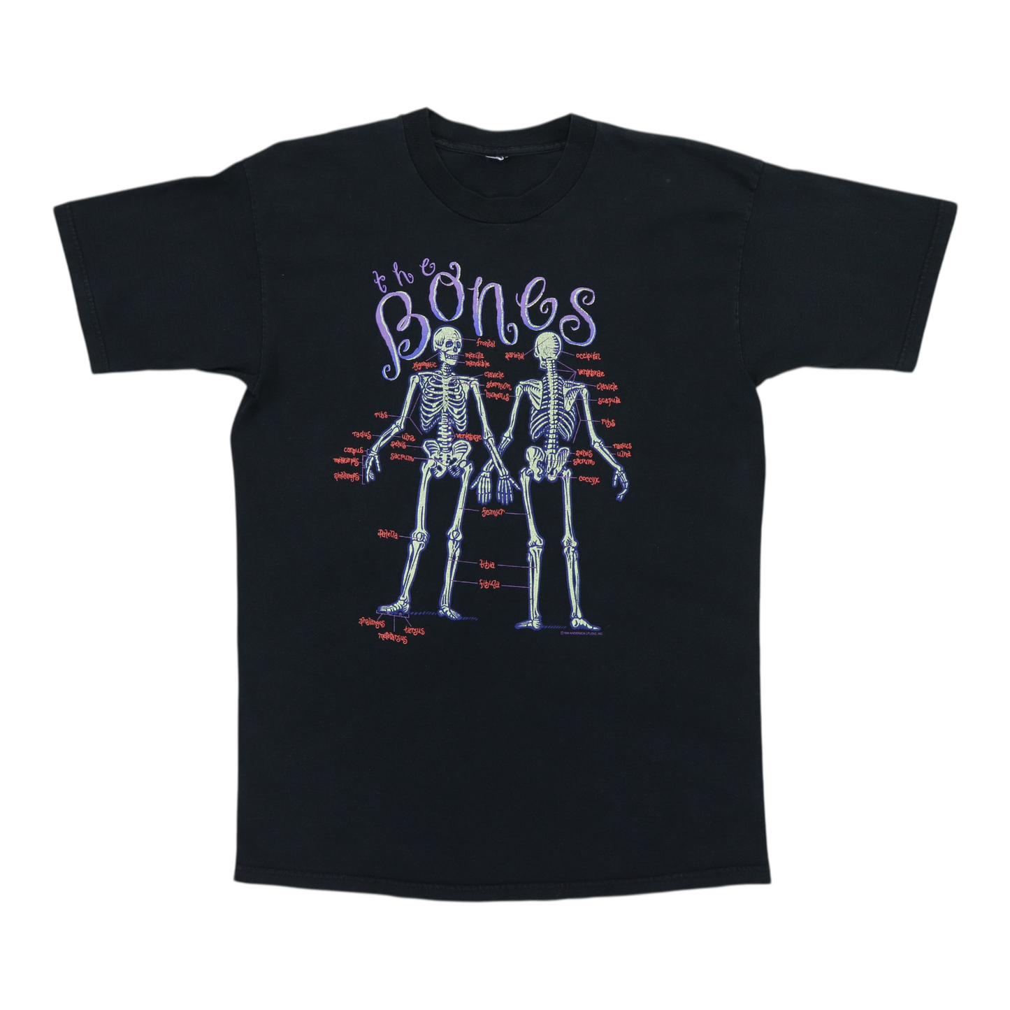 1995 The Bones Skeleton Glow In The Dark Shirt