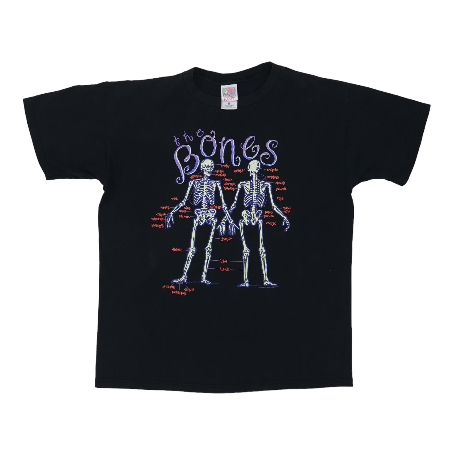 1995 The Bones Skeleton Shirt | Authentic Vintage Tee – WyCo Vintage