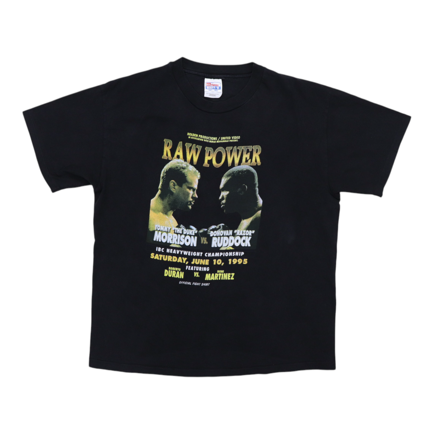1995 Tommy Morrison Donnovon Ruddock Shirt