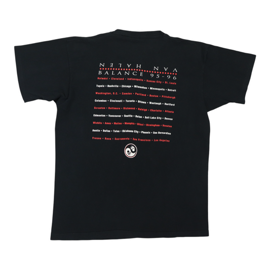 1995 Van Halen Balance Tour Shirt Back