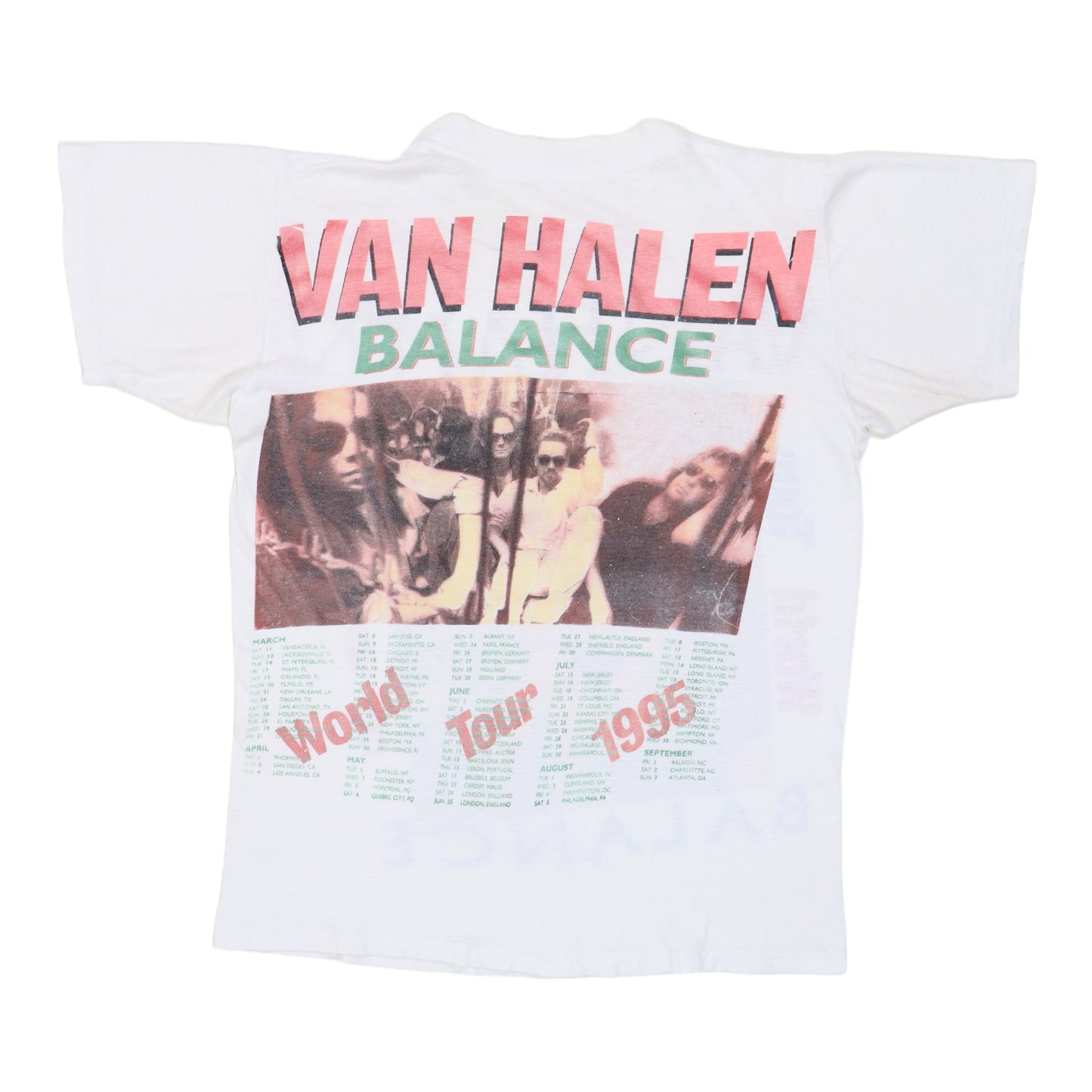 1995 Van Halen Balance Tour Shirt