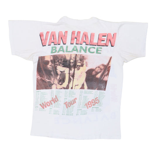 1995 Van Halen Balance Tour Shirt Back