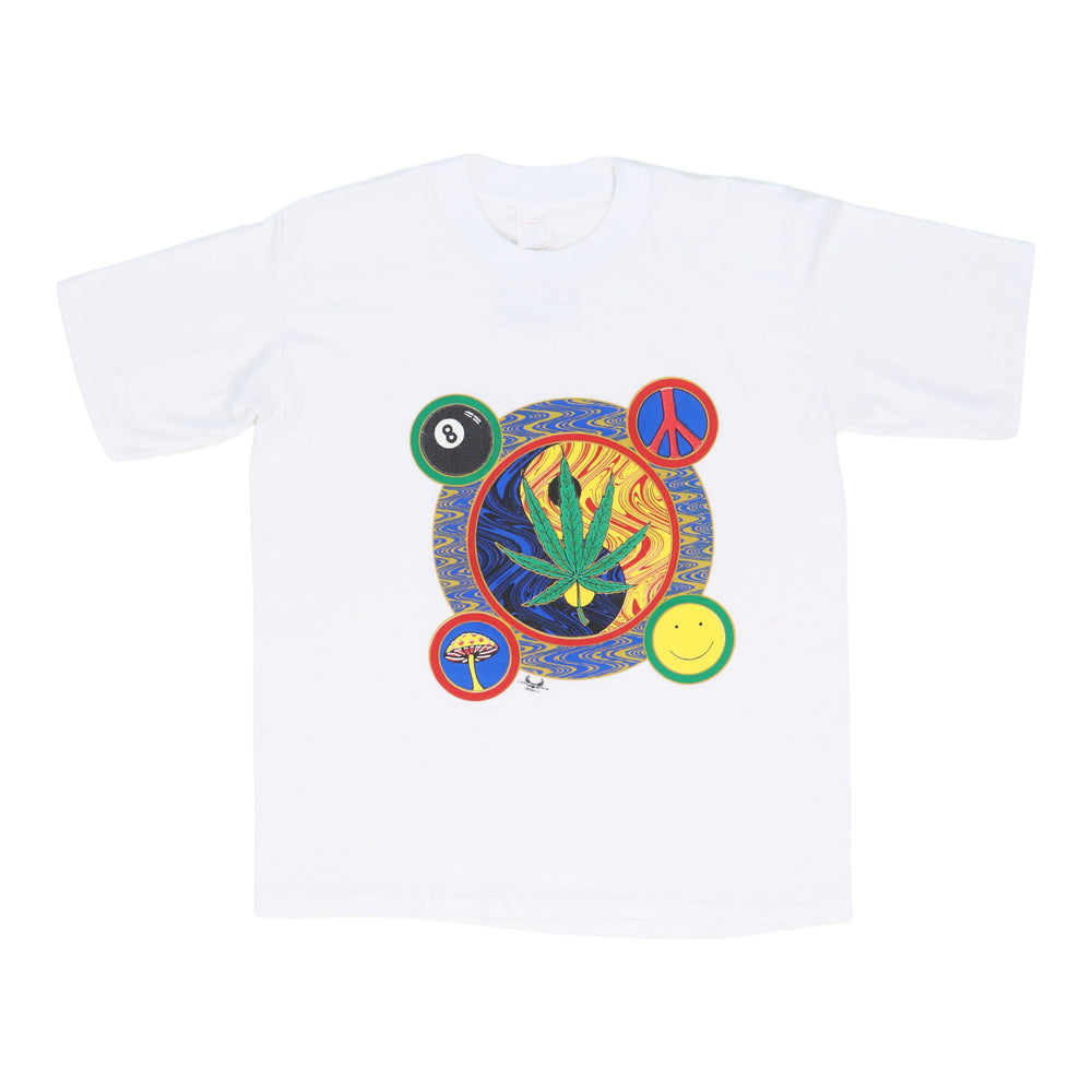 1995 Weed Shrooms Peace Shirt