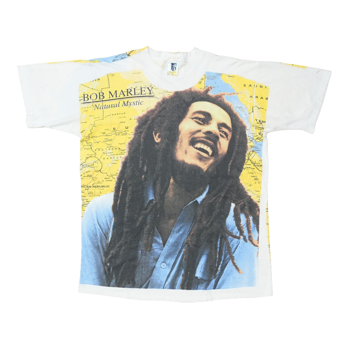 1995 Bob Marley Natural Mystic All Over Print Shirt
