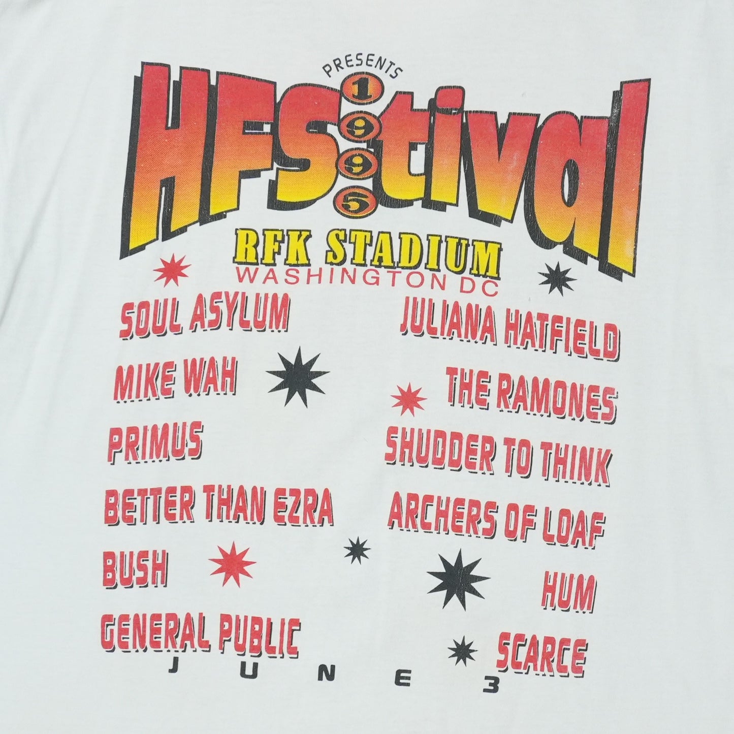 1995 HFStival Concert Shirt