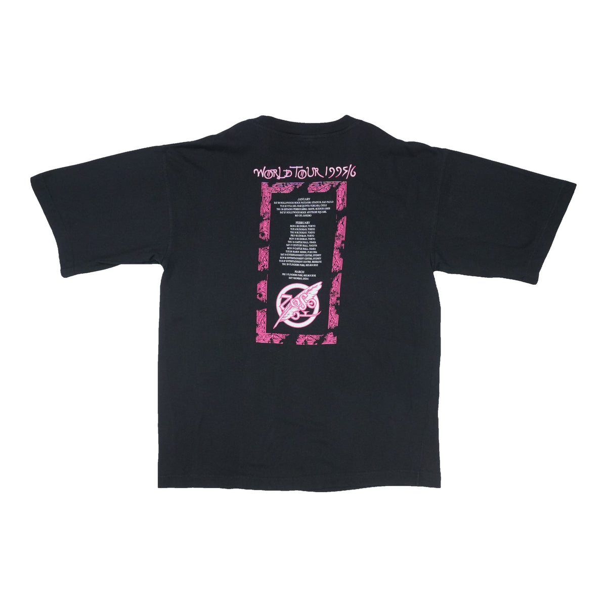 1995 Jimmy Page Robert Plant No Quarter World Tour Shirt