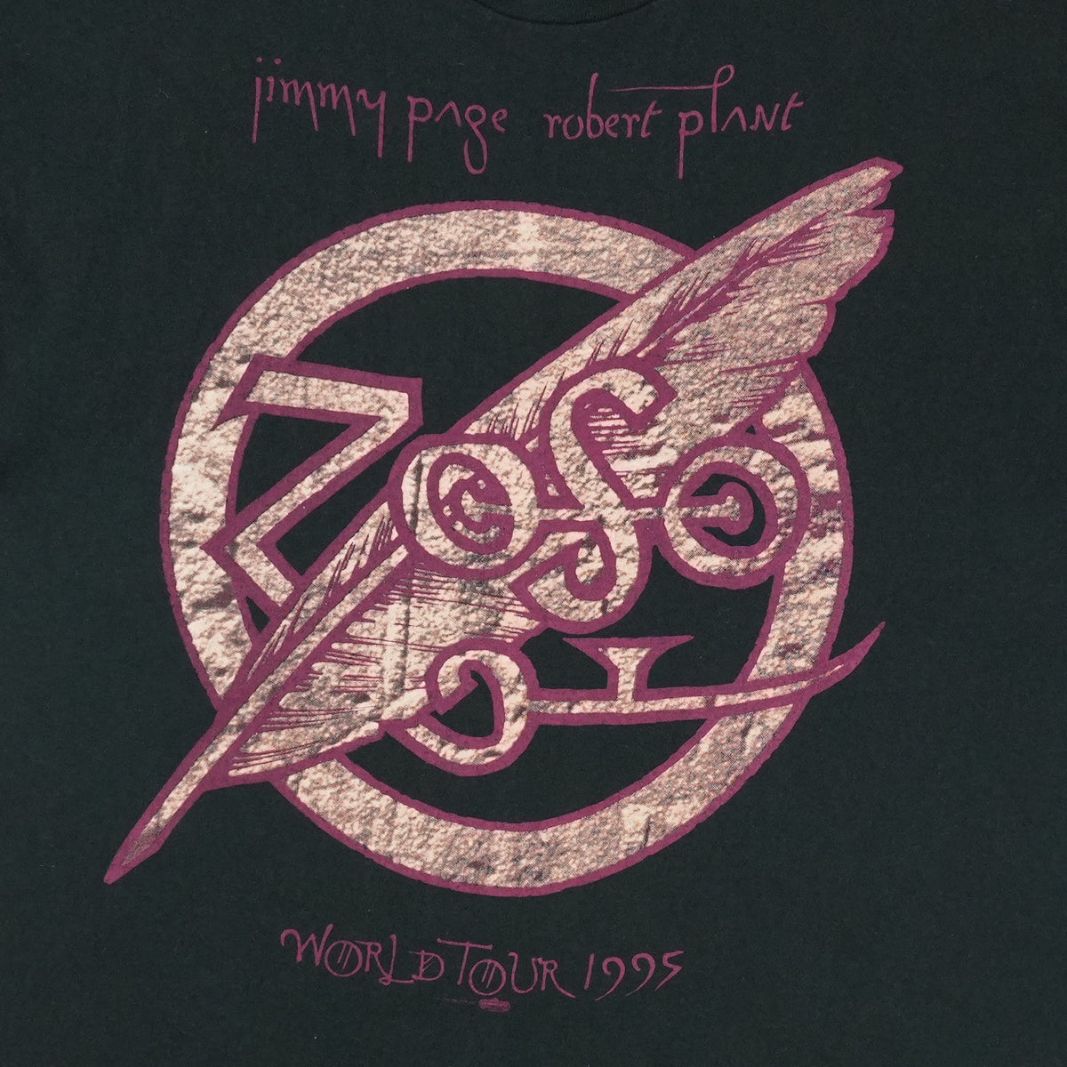 1995 Jimmy Page & Robert Plant World Tour Shirt