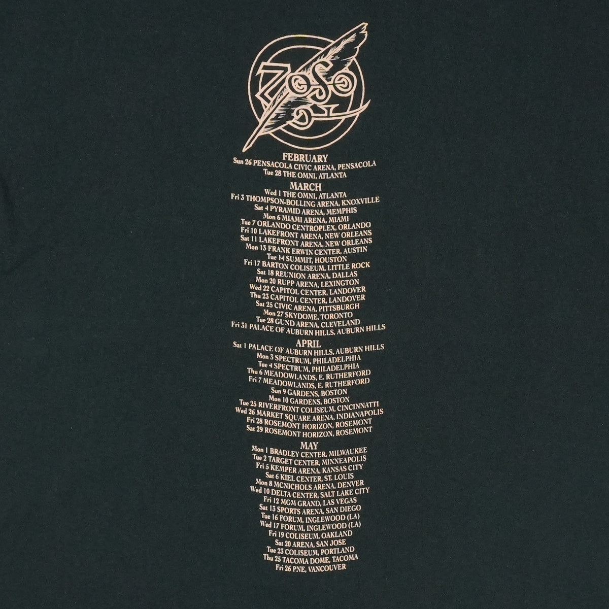 1995 Jimmy Page & Robert Plant World Tour Shirt