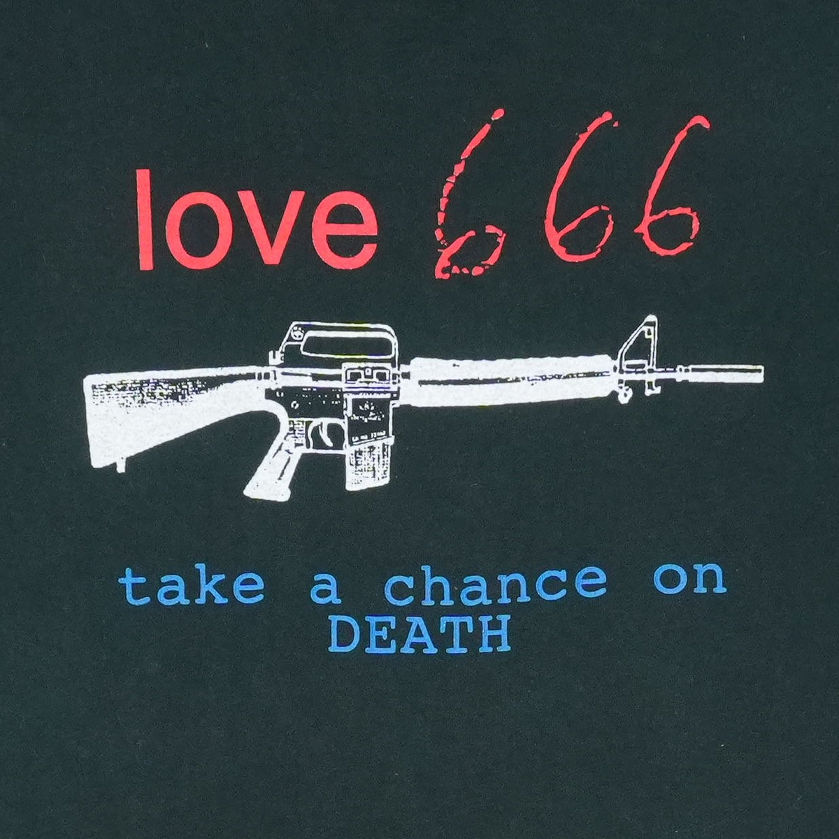 1995 Love 666 Take A Chance On Death Shirt