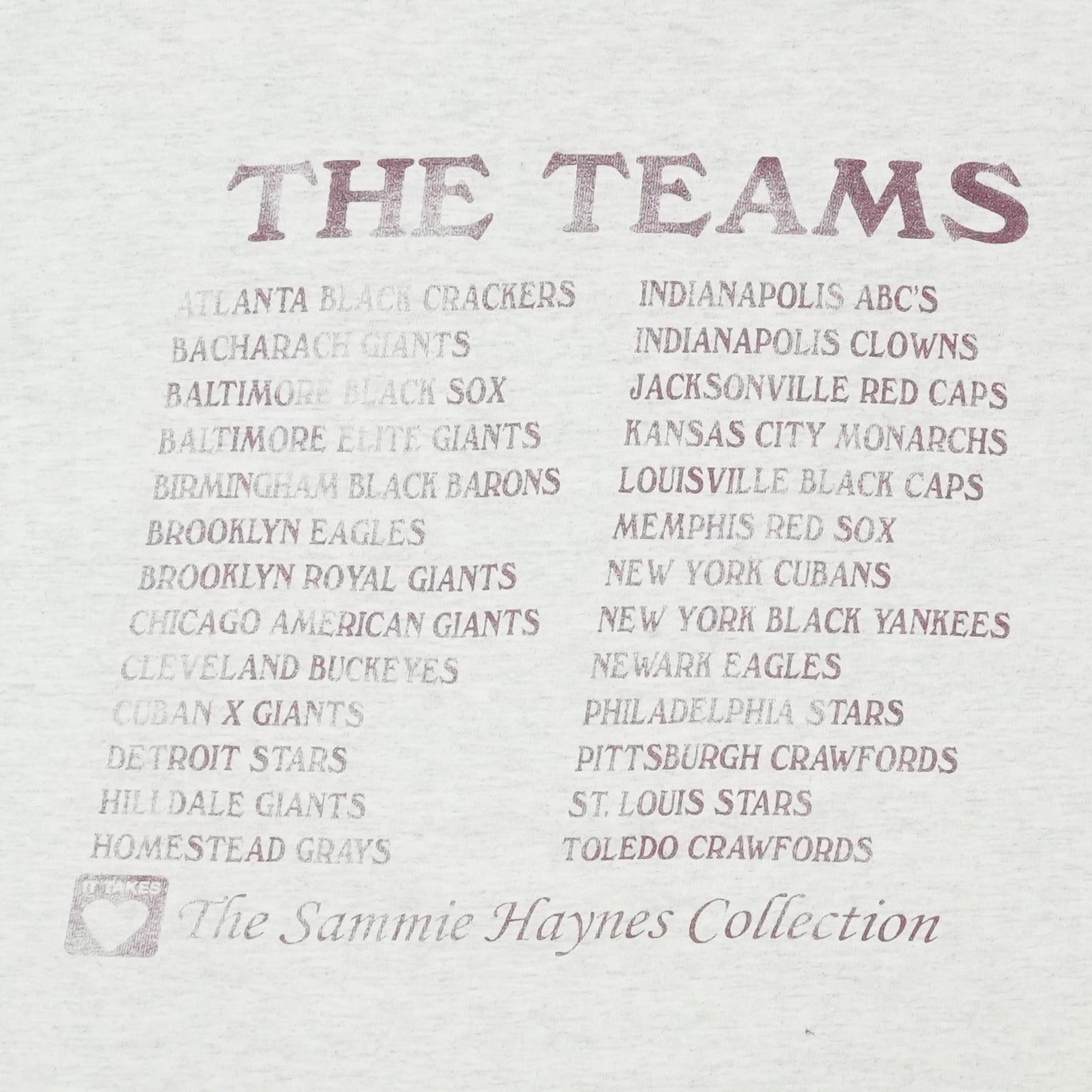1995 Old Negro League Baseball 75th Anniversary Shirt