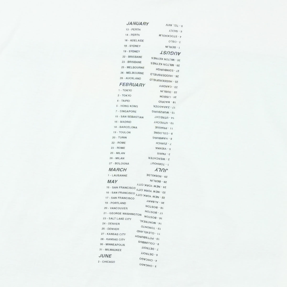 1995 R.E.M. Monster Tour Shirt