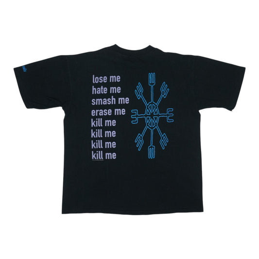 1995 Nine Inch Nails Eraser Shirt Back