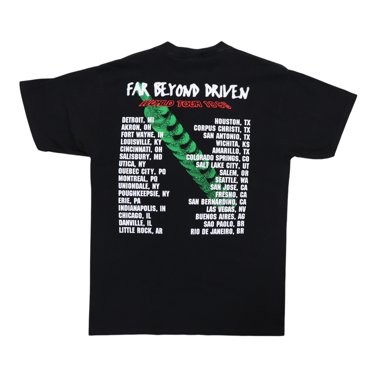 1995 Pantera Far Beyond Driven Tour Shirt