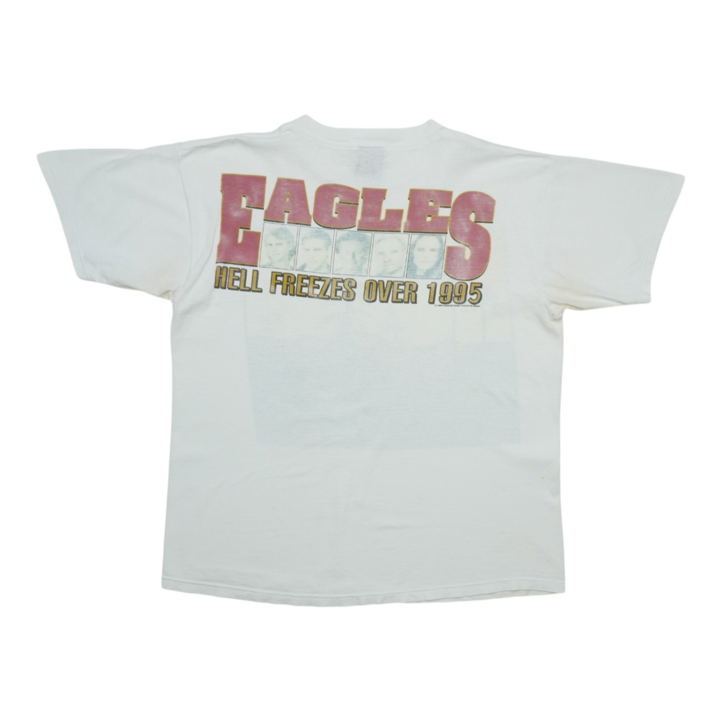 1995 Eagles Hotel California Shirt Back
