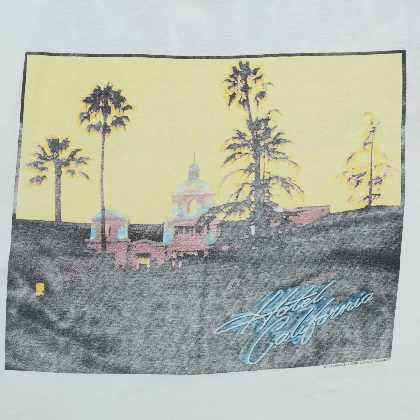 1995 Eagles Hotel California Shirt Detail 2