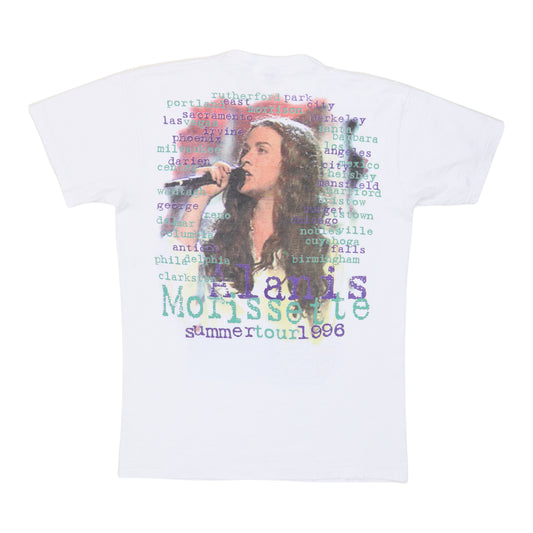 1996 Alanis Morissette Summer Tour Shirt Back