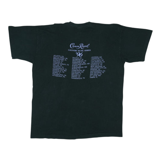1996 Crown Royal Country Music Series Tour Shirt Back